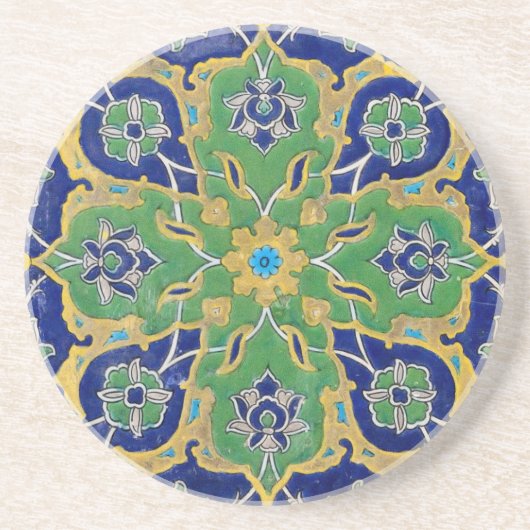 iznik keramiek zandsteen onderzetter (Voorkant)