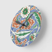 Iznik motif Wall Clock Ronde Klok (Hoek)