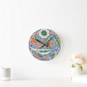 Iznik motif Wall Clock Ronde Klok (Huis)