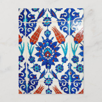Iznik Oriental Tile Design Briefkaart