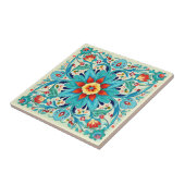 Iznik pastel Azure Harmony Tegeltje (Zijkant)