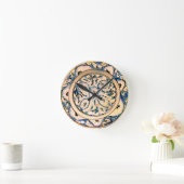 Iznik Pattern Wall Clock Ronde Klok (Huis)