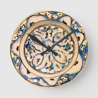 Iznik Pattern Wall Clock Ronde Klok