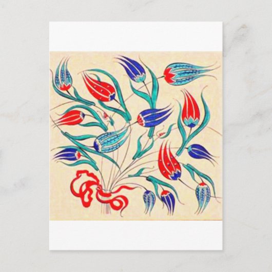 iznik tegel 2 briefkaart (Voorkant)