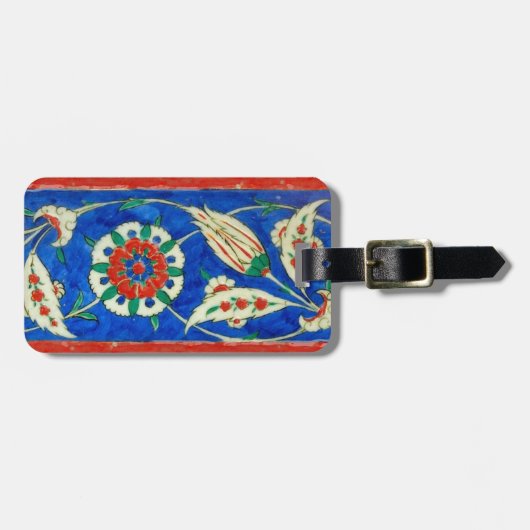 iznik-tegel bagagelabel (Voorkant horizontaal)