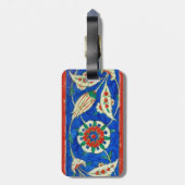 iznik-tegel bagagelabel (Achterkant verticaal)