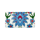 iznik-tegel etiket (Voorkant)