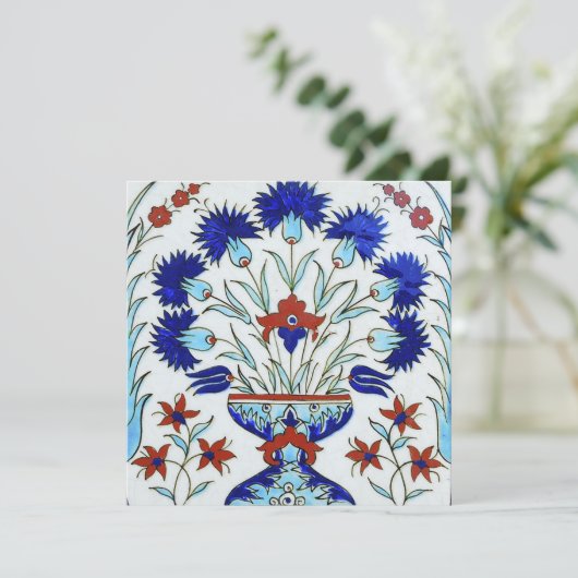 iznik-tegel kaart (Staand voorkant)