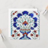 iznik-tegel kaart (Voorkant / Achterkant in situ)