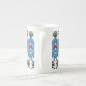 iznik-tegel porselein kop (Achterkant)