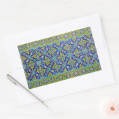 iznik-tegel rechthoekige sticker (Envelop)