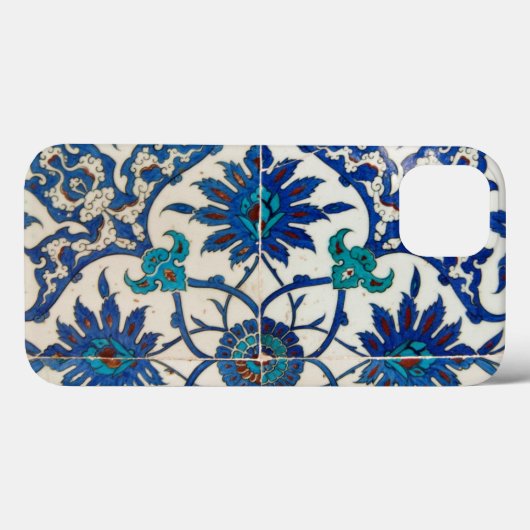 Iznik Tegels blauw Case-Mate iPhone Case (Achterkant (horizontaal))