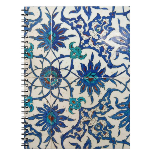 Iznik Tegels blauw Notitieboek (Voorkant)