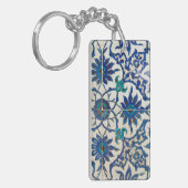 Iznik Tegels blauw Sleutelhanger (Voorkant Links)