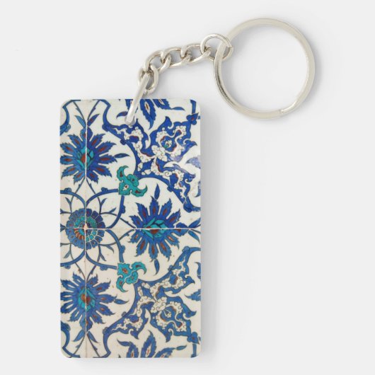 Iznik Tegels blauw Sleutelhanger (achterkant)