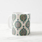 Iznik Tegels Groen Koffiemok (Voorkant links)