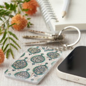 Iznik Tegels Groen Sleutelhanger (Voorkant Rechts)