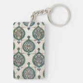 Iznik Tegels Groen Sleutelhanger (achterkant)