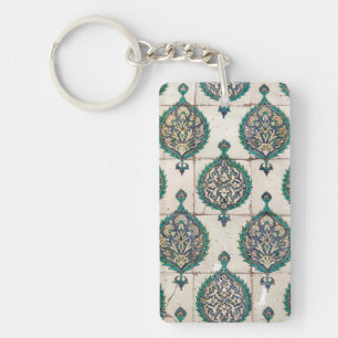 Iznik Tegels Groen Sleutelhanger