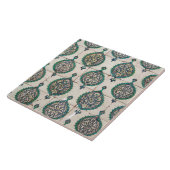 Iznik Tegels Groen Tegeltje (Zijkant)