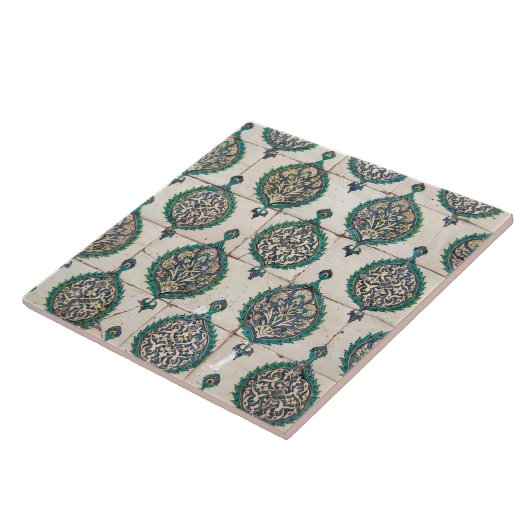 Iznik Tegels Groen Tegeltje (Zijkant)