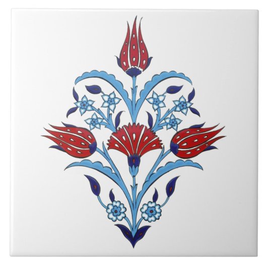 Iznik Tile Tegeltje (Voorkant)