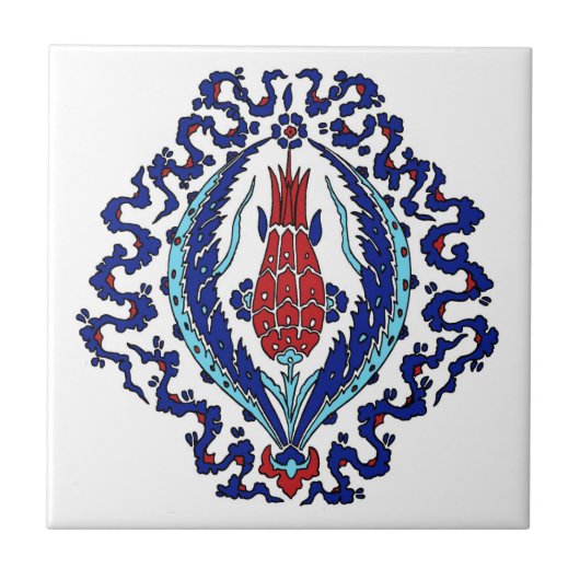 Iznik Tile Tegeltje (Voorkant)