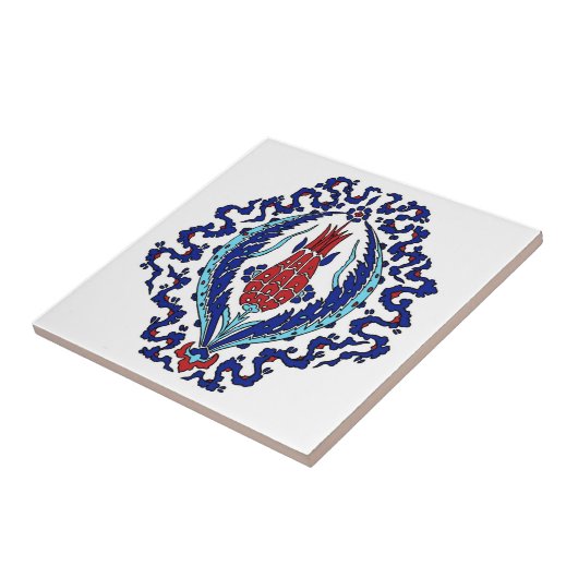 Iznik Tile Tegeltje (Zijkant)