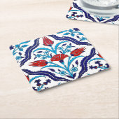 Iznik Tiles Kartonnen Onderzetters (Schuin)