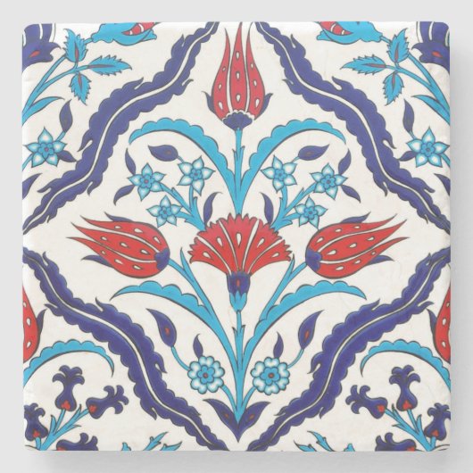 Iznik Tiles Stenen Onderzetter (Voorkant)