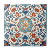 Iznik Turks Bloemen  Antiek Stijl Tegeltje (Voorkant)