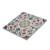 Iznik Turks Bloemen  Antiek Stijl Tegeltje (Zijkant)