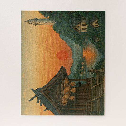 Izumo Sunset and Sacred Shrine Legpuzzel (Verticaal)