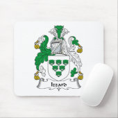 Izzard Family Crest Muismat (Met muis)