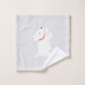 Izzie De Westie Bad Handdoek (Wasdoekje)