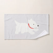 Izzie The Westie Bad Handdoek (Handdoek)