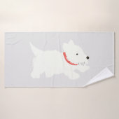 Izzie The Westie Badhanddoek (Badhanddoek)