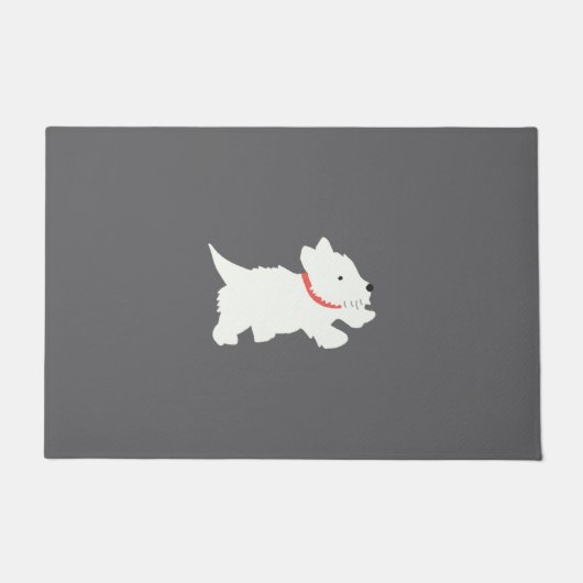 Izzie The Westie Deurmat (Voorkant)