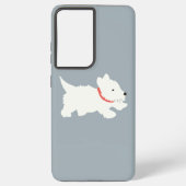 Izzie The Westie Samsung Galaxy Hoesje (Achterkant)