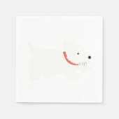 Izzie The Westie Servet (Voorkant)