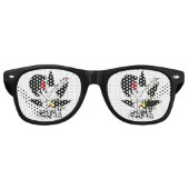 Izzumman Merchandise Retro Zonnebril (Voorkant)