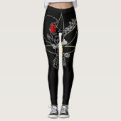 Izzumman Vrouwen Kleding Leggings Zwart (Voorkant)
