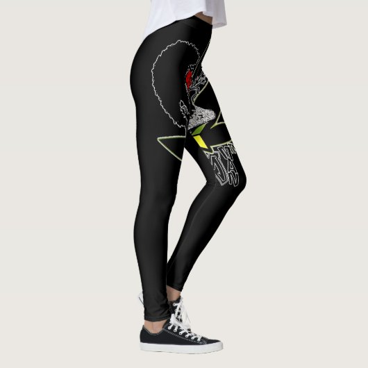 Izzumman Vrouwen Kleding Leggings Zwart (Rechts)