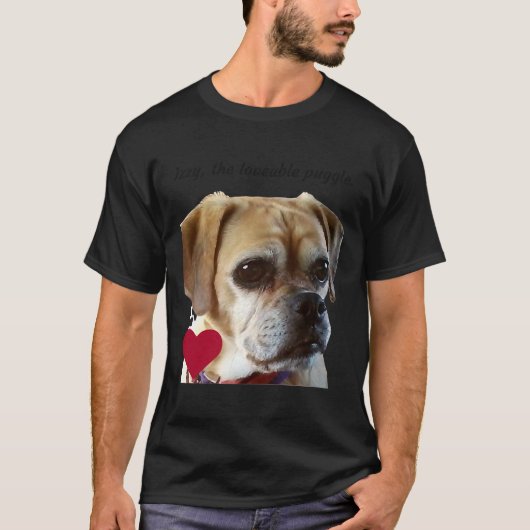 Izzy de aandoenlijke Puggle T-shirt (Voorkant)