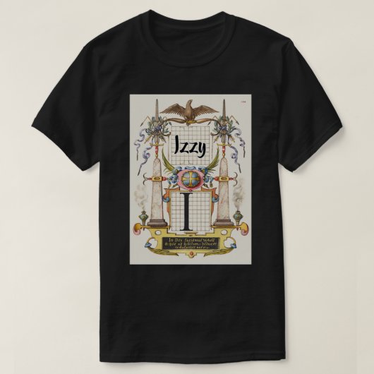 Izzy  en Moderne Calligrafie Crafter Garden T-shirt (Design voorkant)