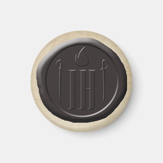 Izzy Handen OFMD Pirate Wax Seal Magnet (Voorkant)