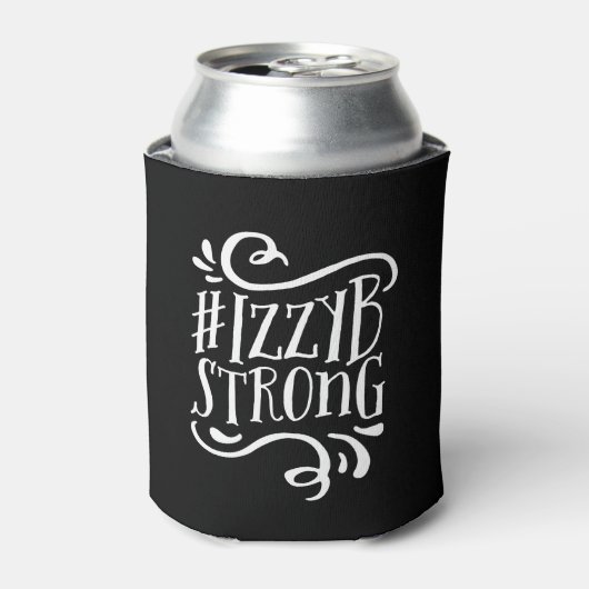 #IzzyBStrong Bierblik Blikjeskoeler (Blikje Voorkant)