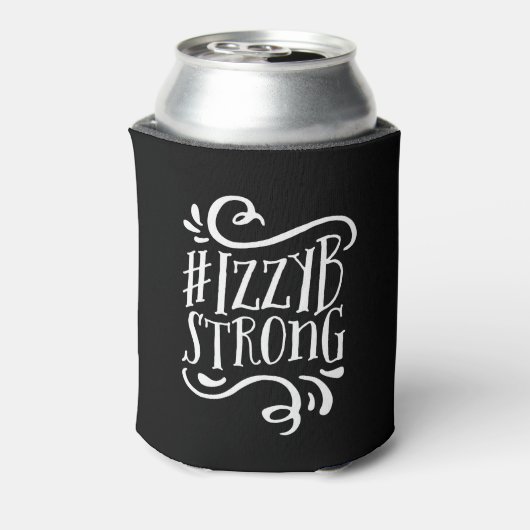 #IzzyBStrong Bierblik Blikjeskoeler (Blikje Achterkant)