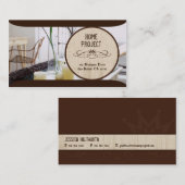 Izzy's Visitekaartje van het Thuisproject (Voorkant / Achterkant)