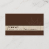 Izzy's Visitekaartje van het Thuisproject (Achterkant)